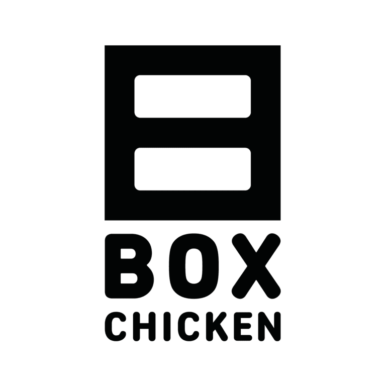 Box Chicken Box Chicken Logo in black